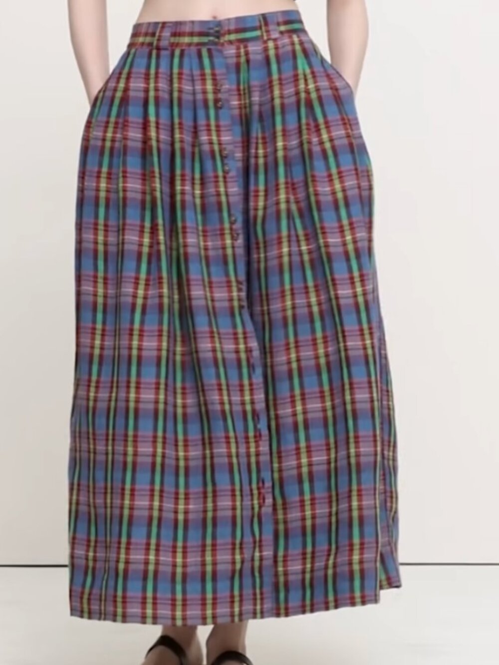 ISO Banana Republic Archive Reissue Maxi Skirt, purple plaid